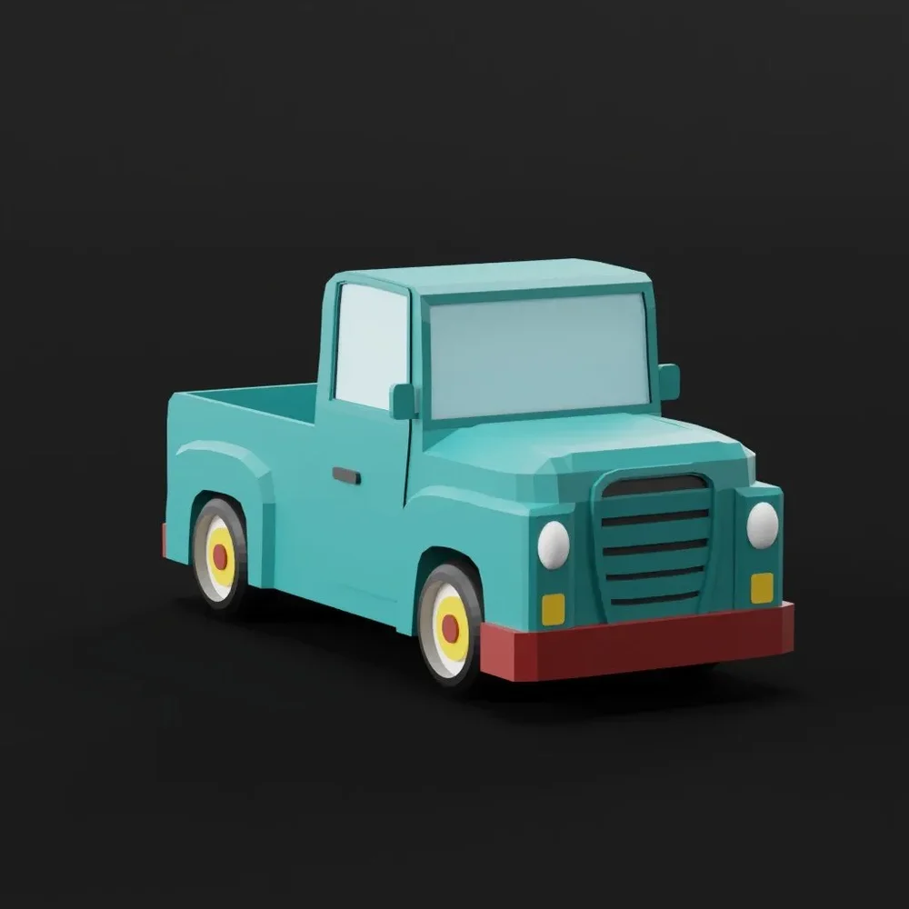 Historic Car Lowpoly