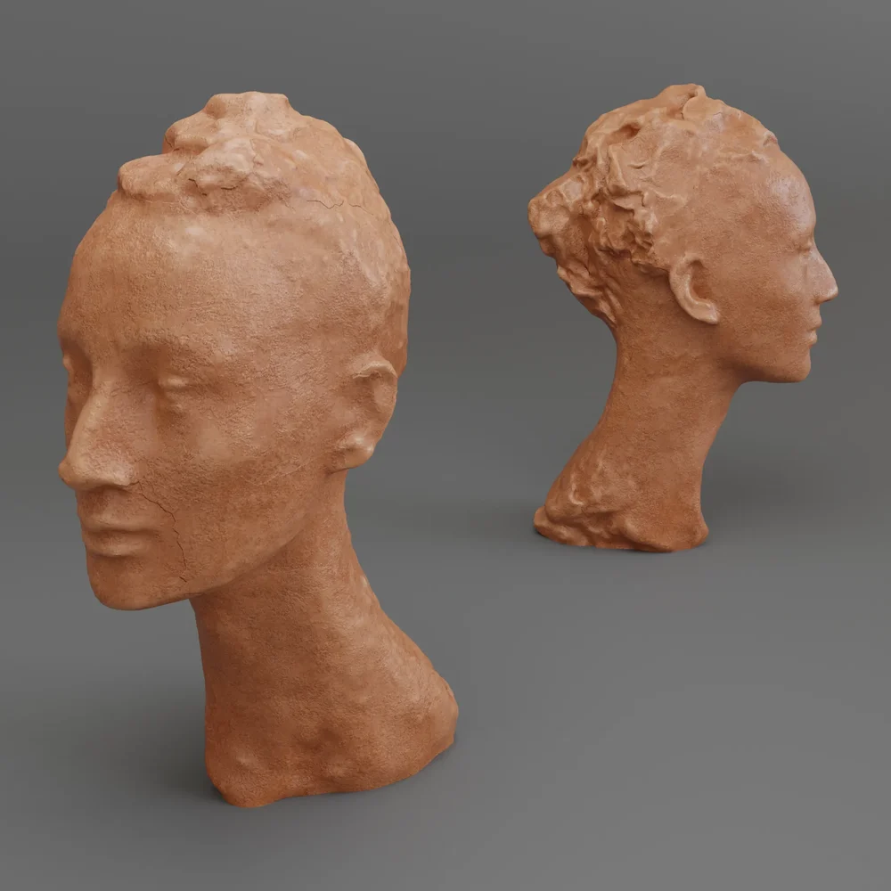 Woman Head Sculpture