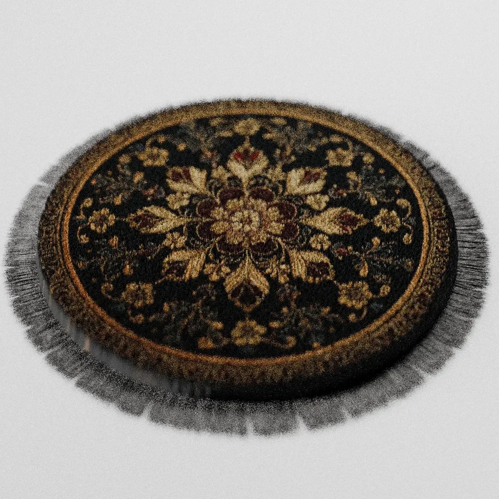 Rug Floral Pattern