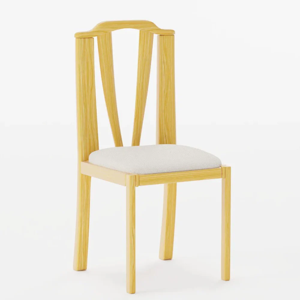 Wooden Chair With Cushion