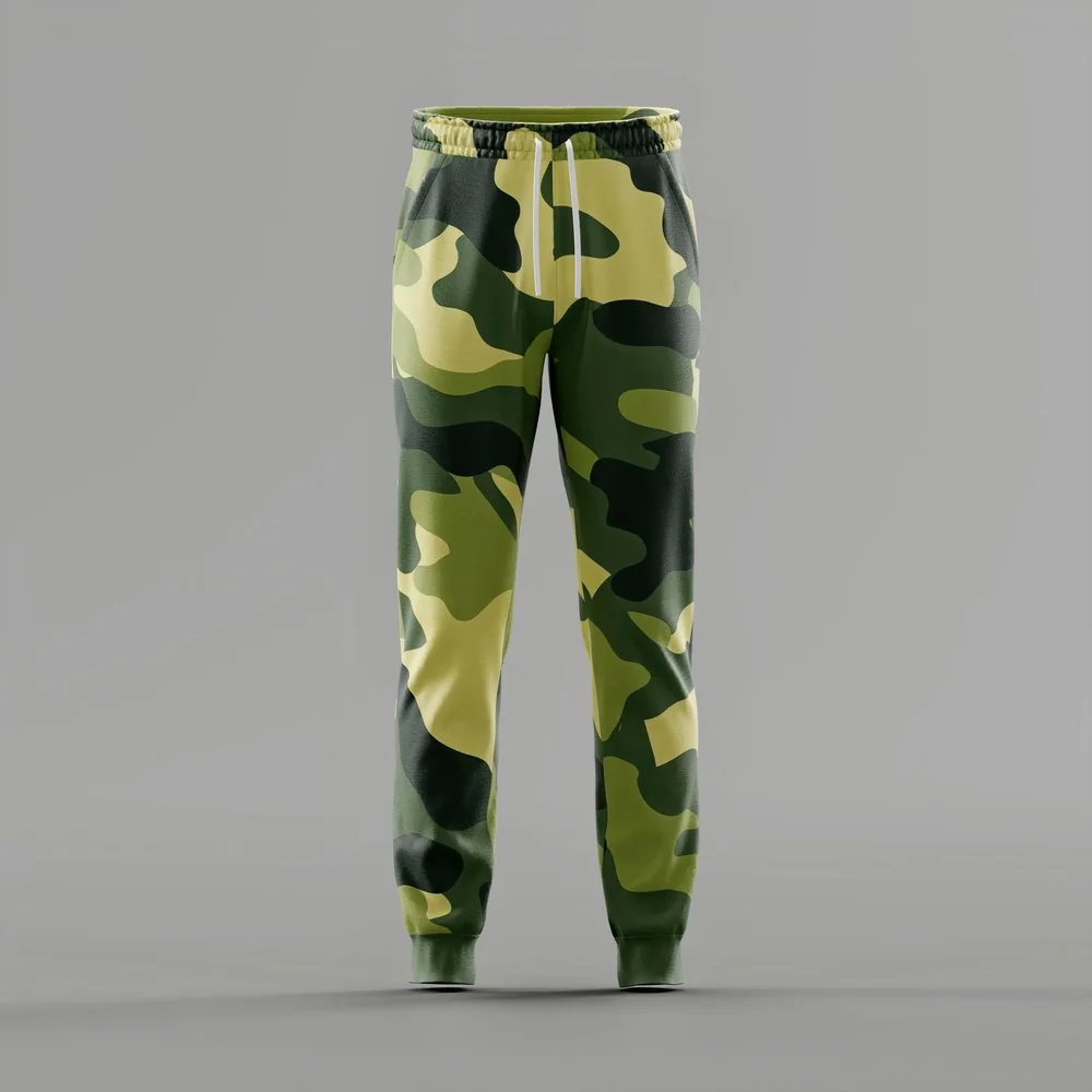 Classic Camo Print Joggers