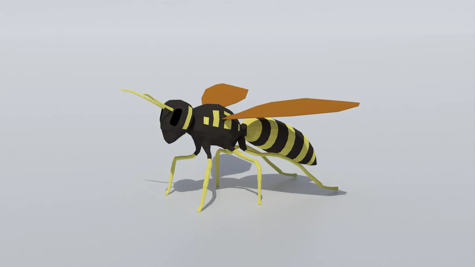 Low Poly Hornet
