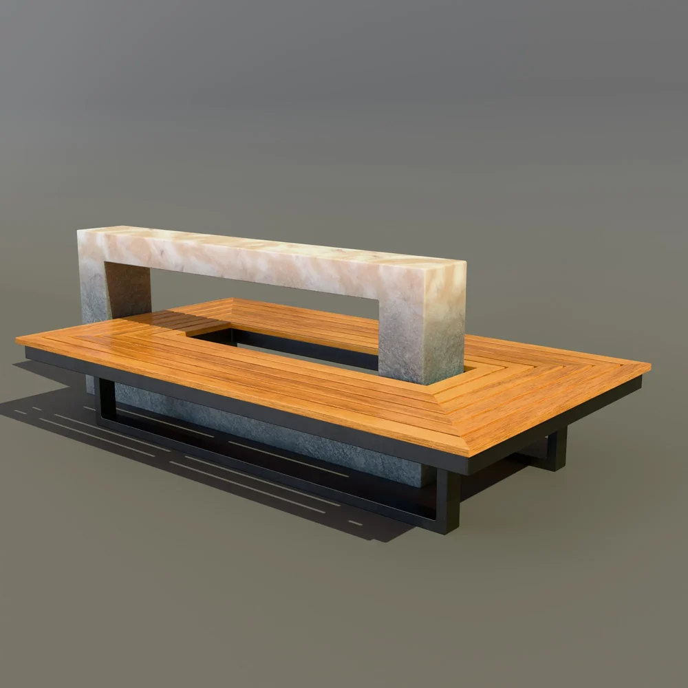 Urban Concrete Benches