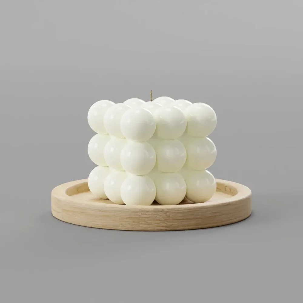 Rubicks Spheres Candle Display