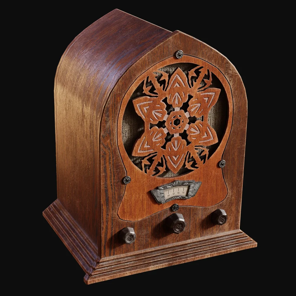 1930s Cathedral Tabletop Radio