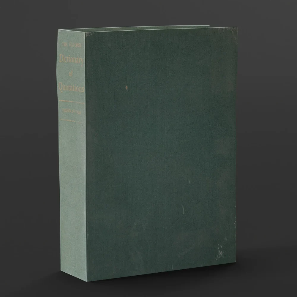 Old Book: The Oxford Dictionary Of Quotations