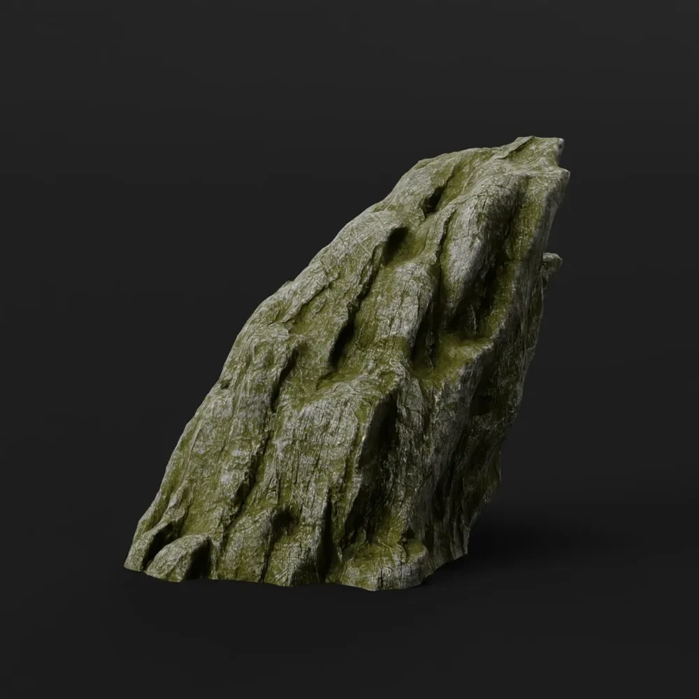 Sharp Stone Rock Pile Grey