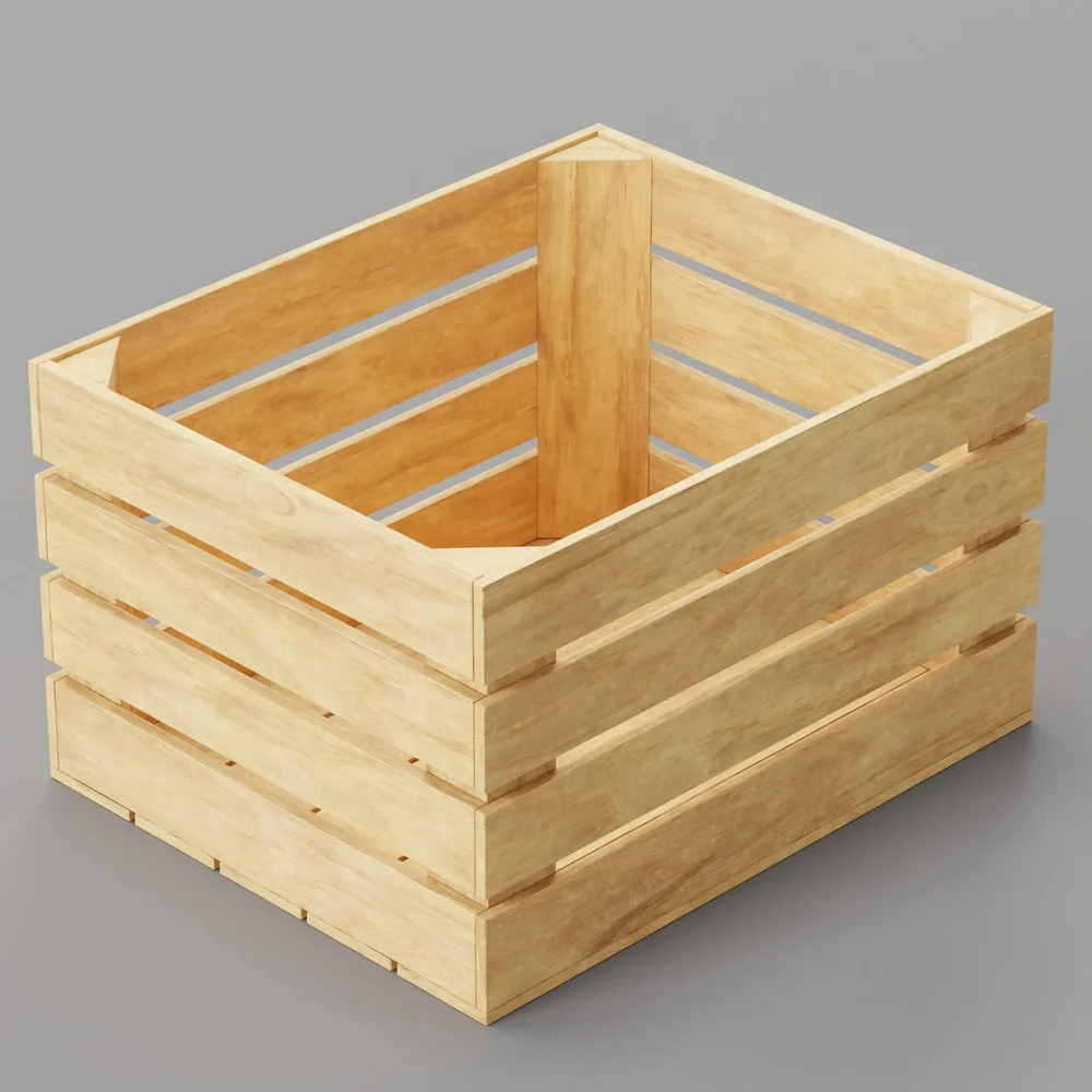 Wooden Produce Crate
