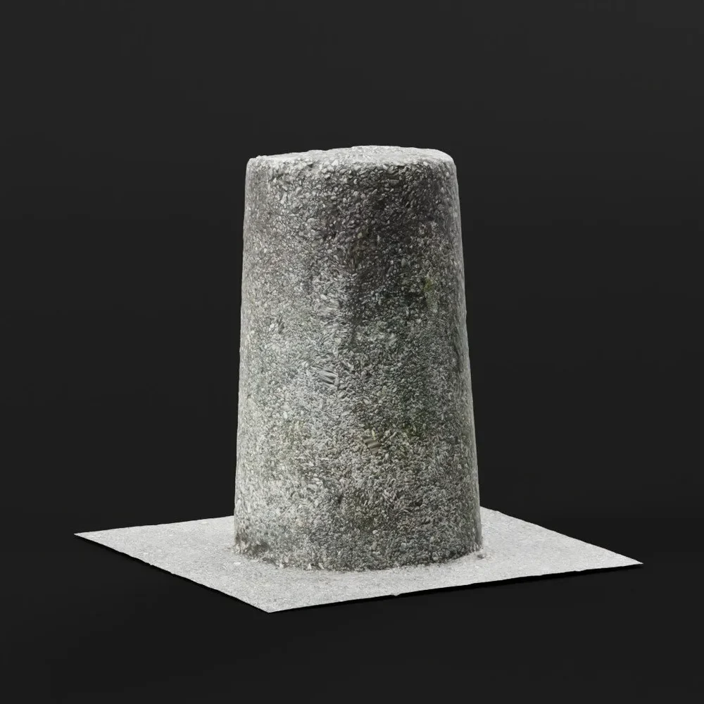 Concrete Bollard (Photoscanned)