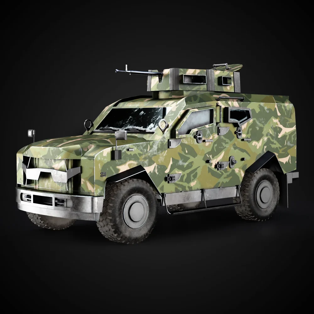 Em Military Vehicle | Rigged |