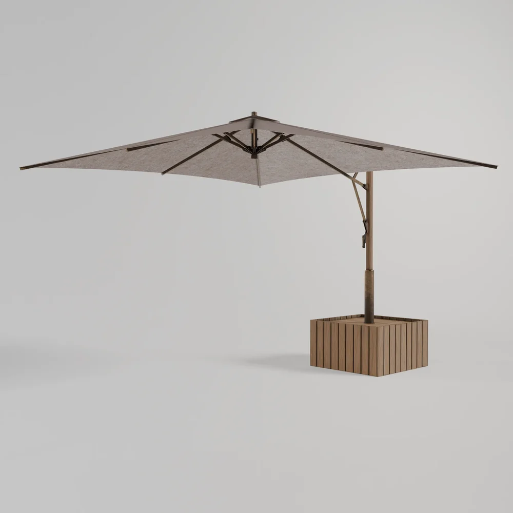 Wooden Sun Umbrella
