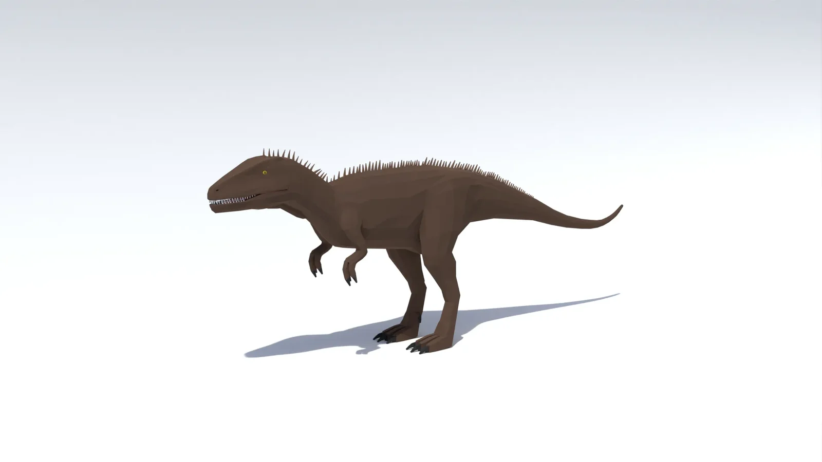 Low Poly Carcharodontosaurus