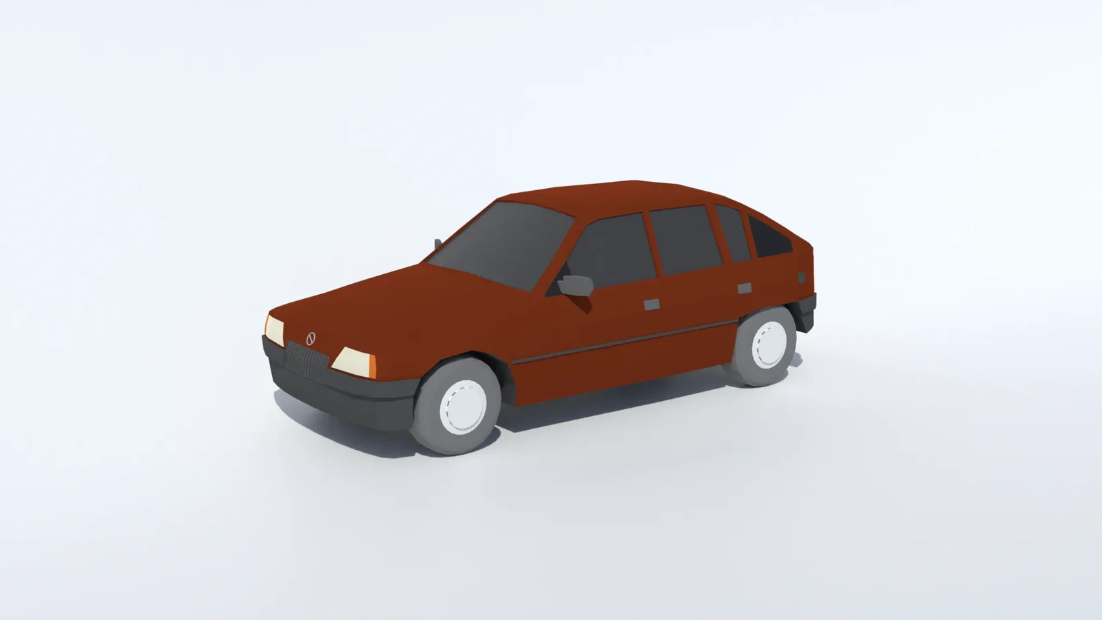 Low Poly Retro Car