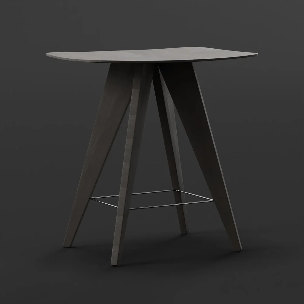 Counter Bar Stool Black