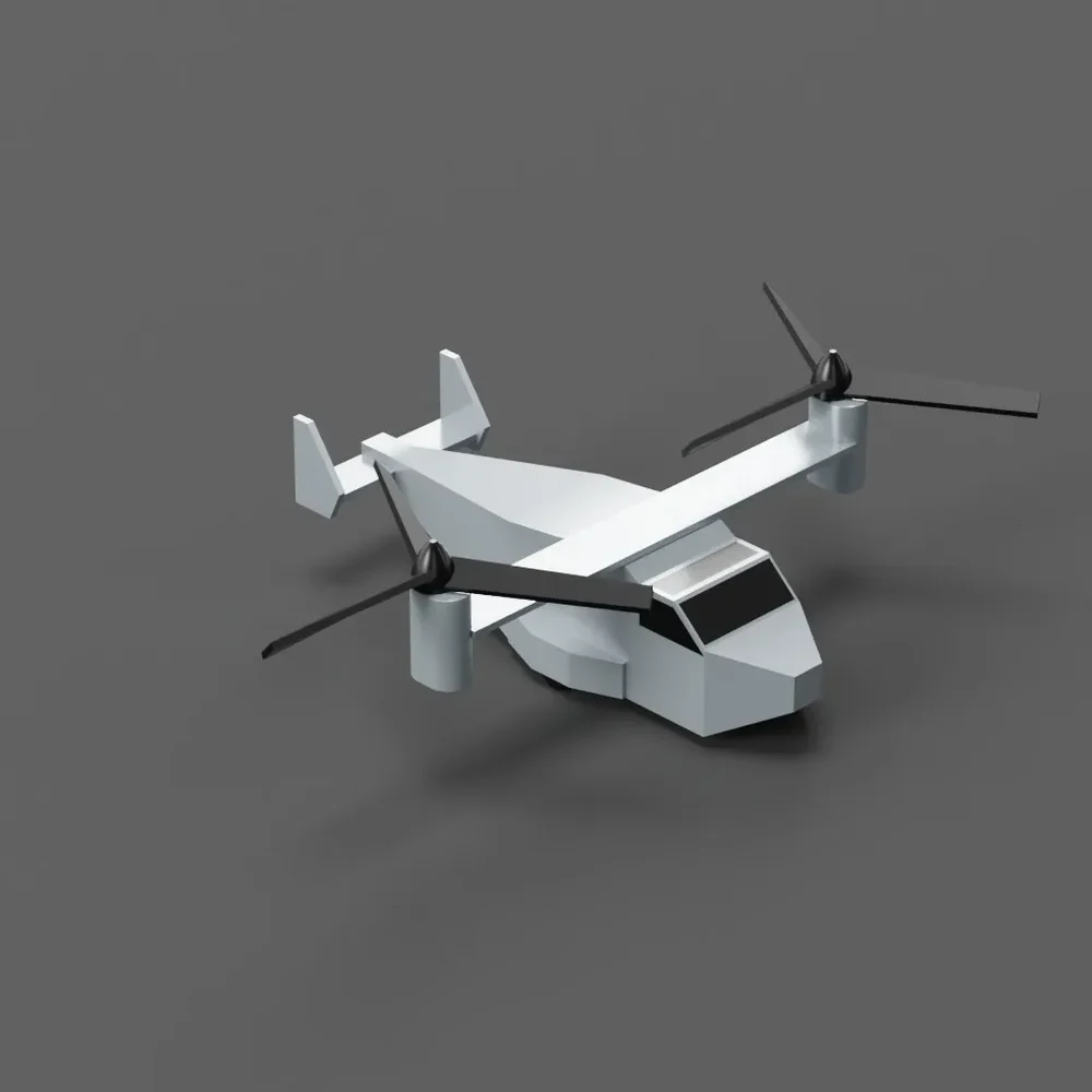 Wood Osprey Toy Plane