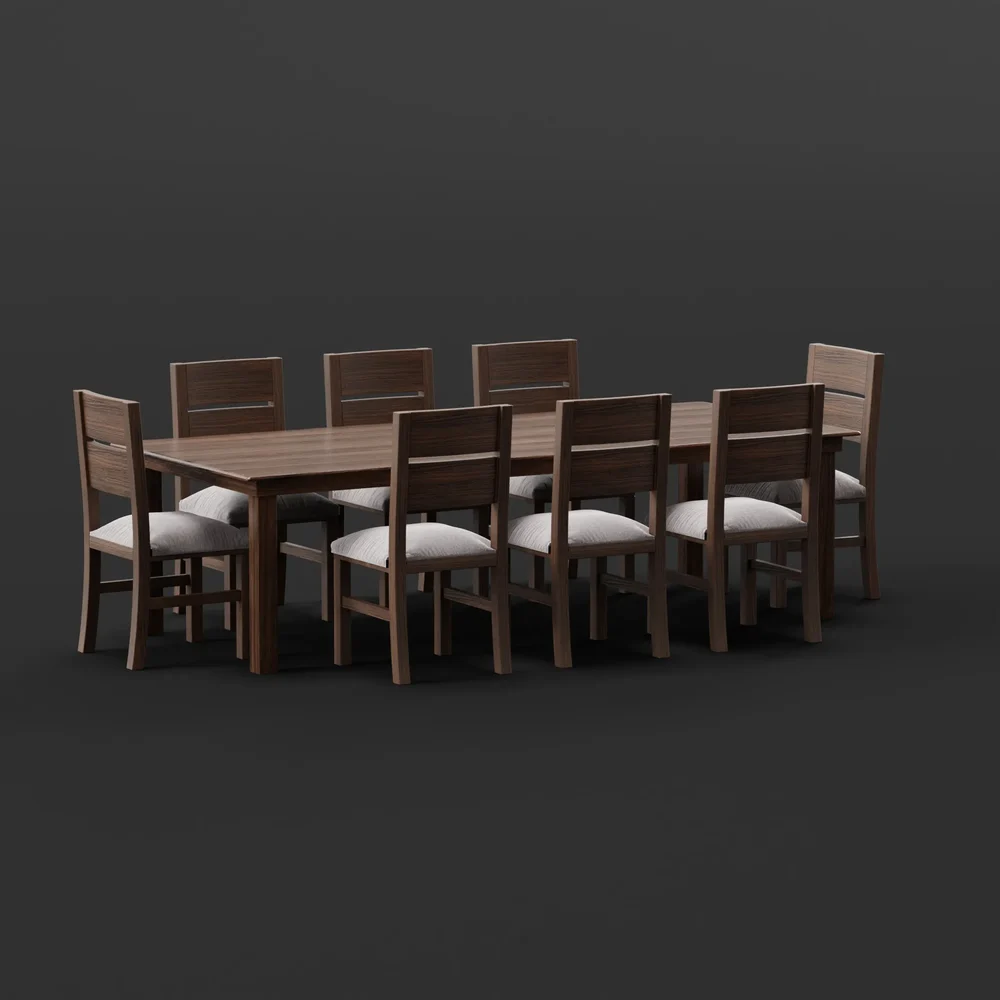 Table With 8 Chairs
