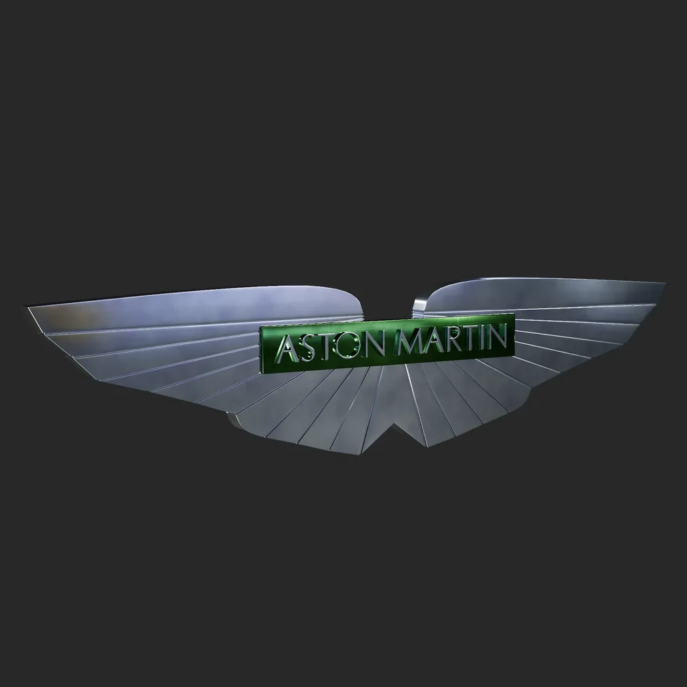 Asron Martin Logo 3d Model
