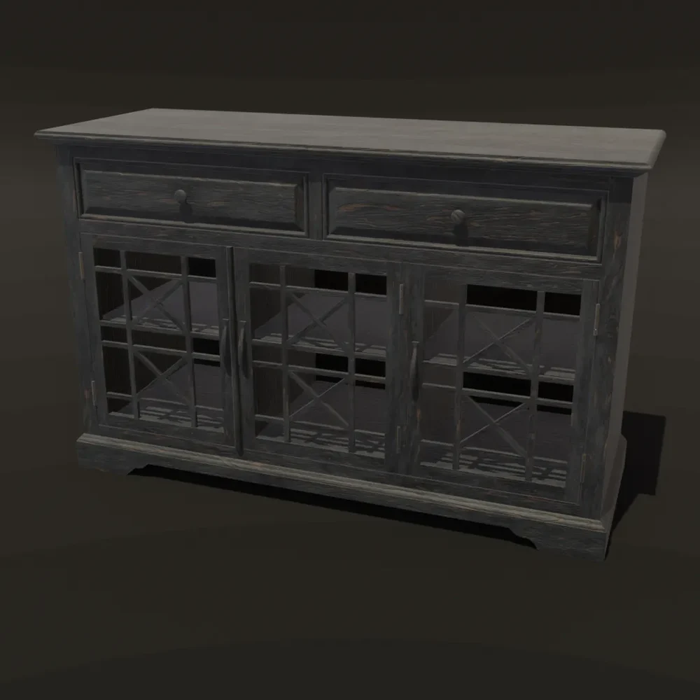 Fancy Side Cabinet With Drawer