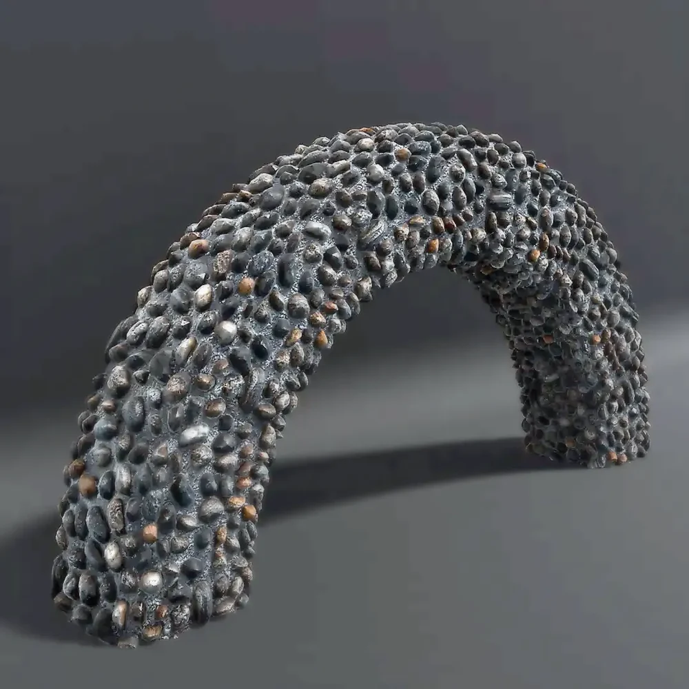 Stone Arch Dark Pebbles