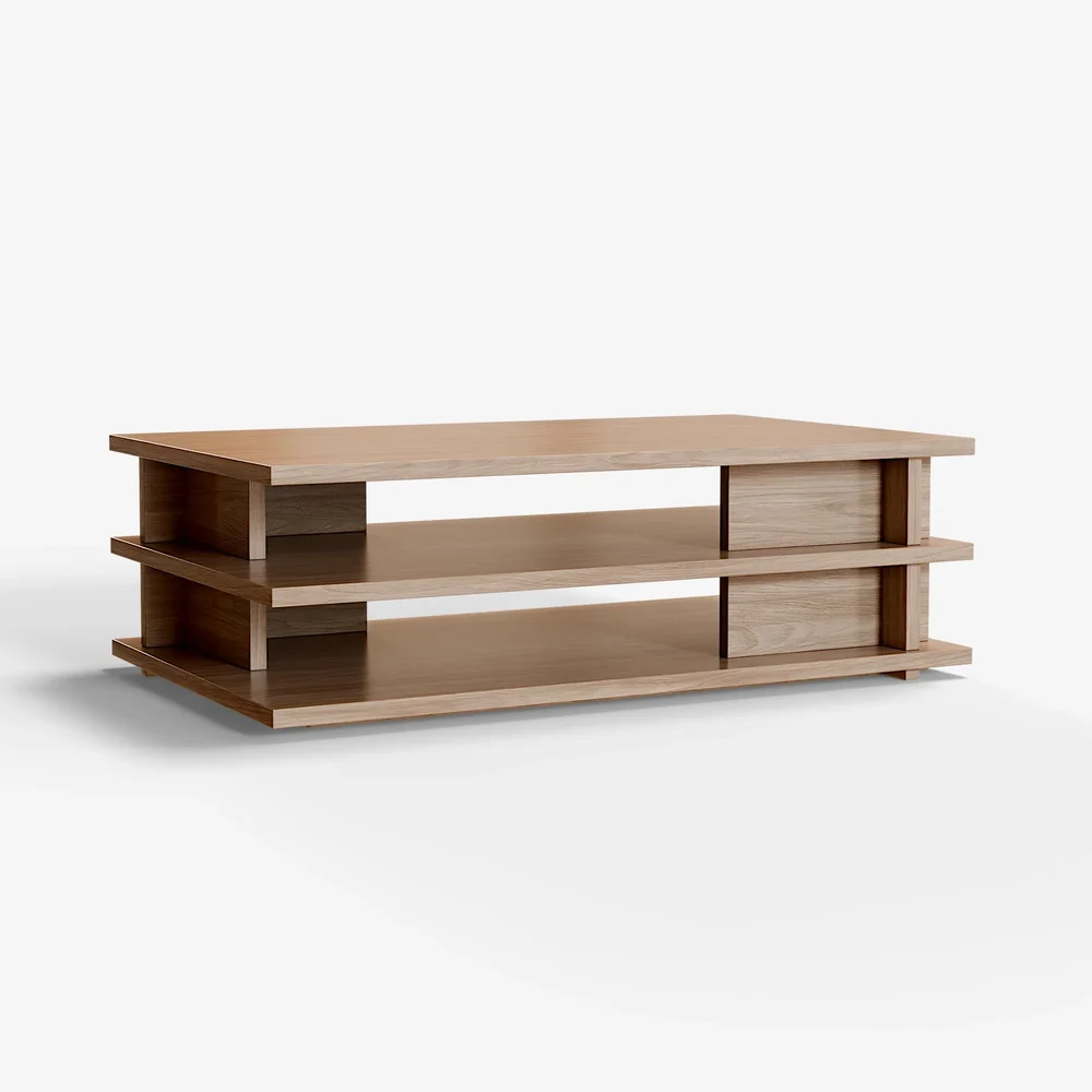 Stria Cerused Coffee Table