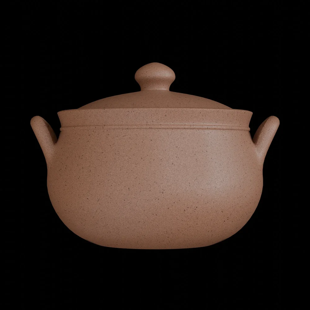 A Chinese Clay Pot