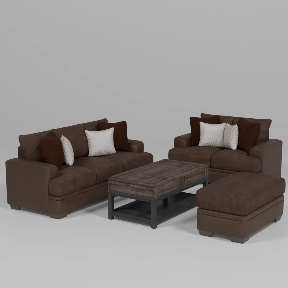 Rustic Brown Comfort Set