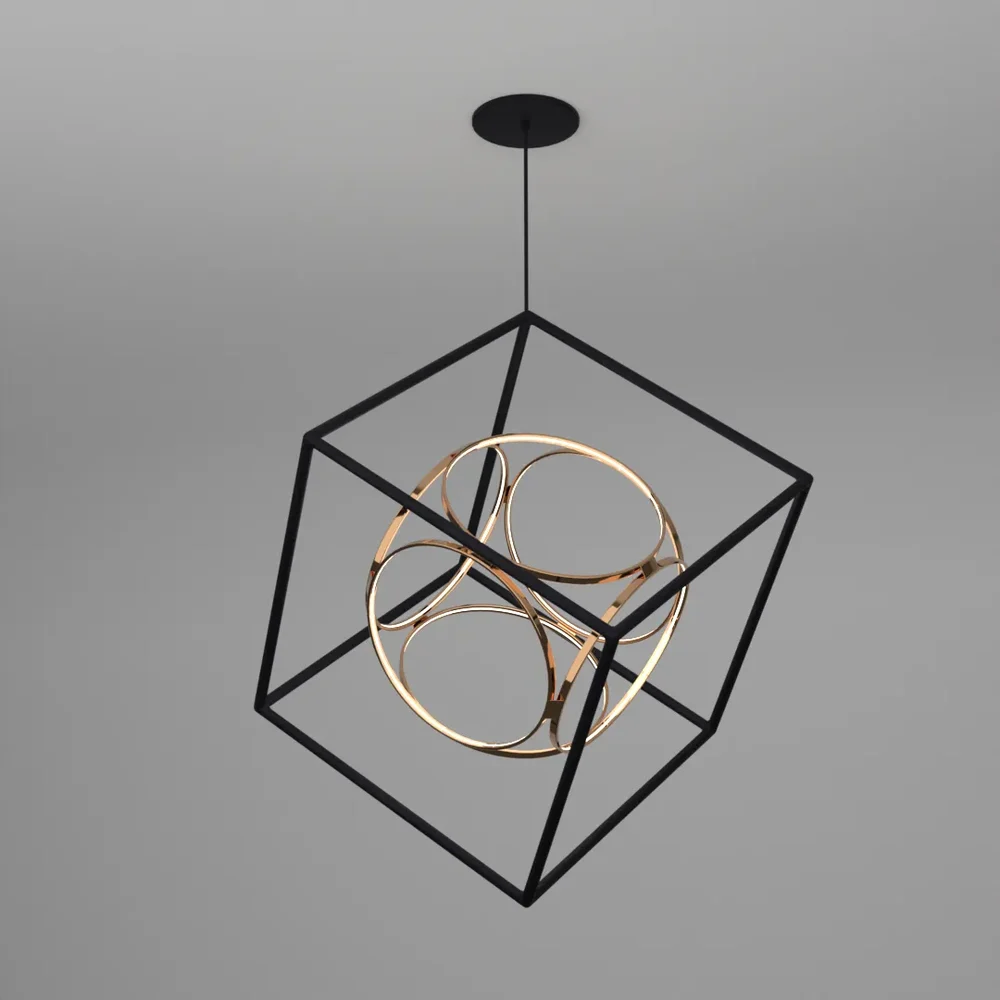 Futuristic Ring Sphere Light
