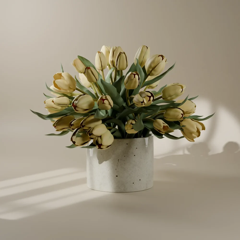 Tulip Flower Vase For Decor
