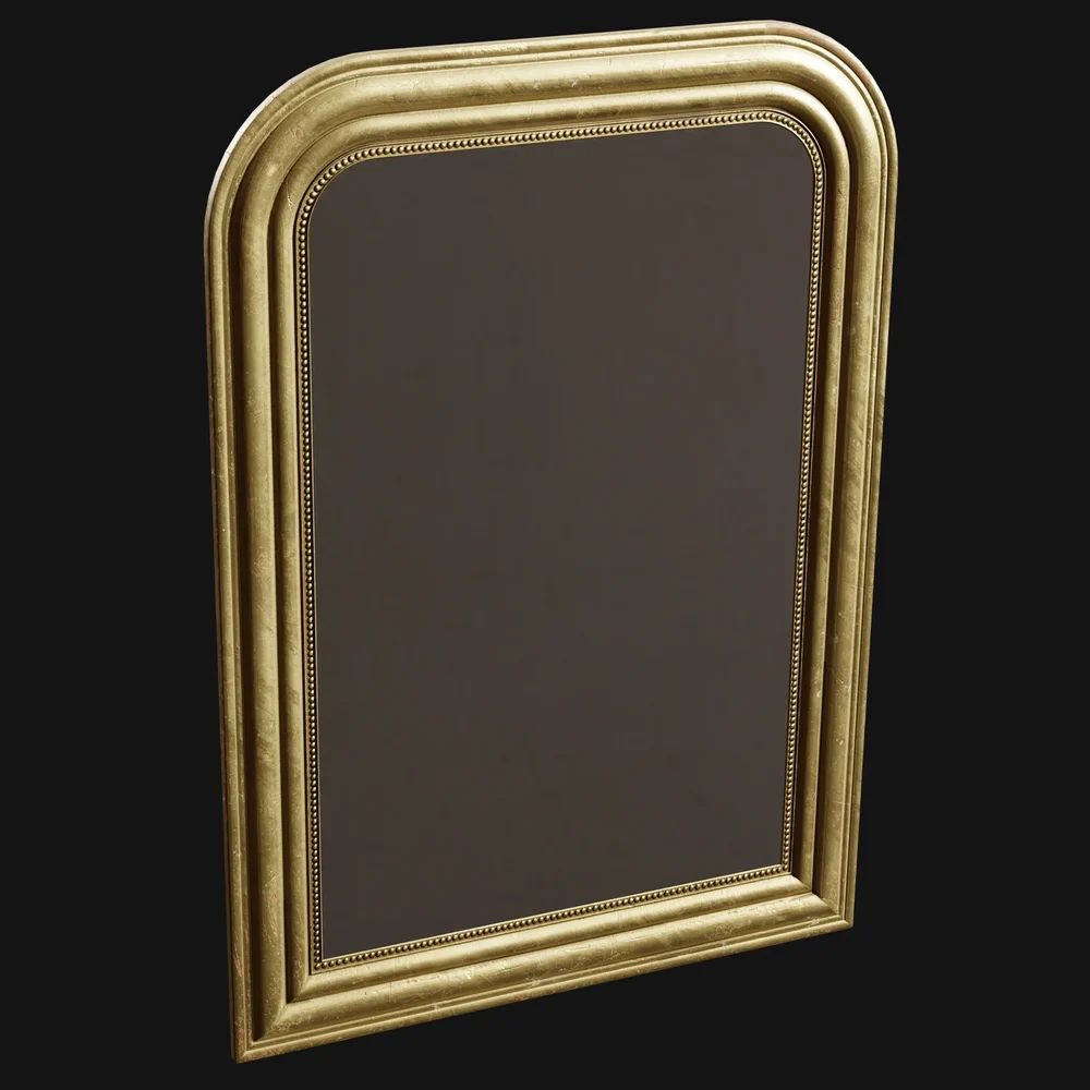 1800s French Wall Mirror Gold