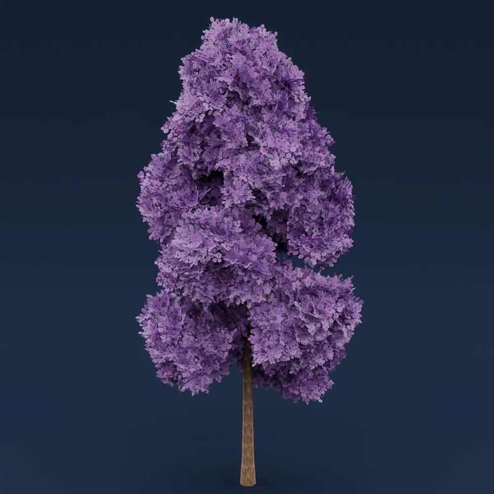 Purple Flowered Tree