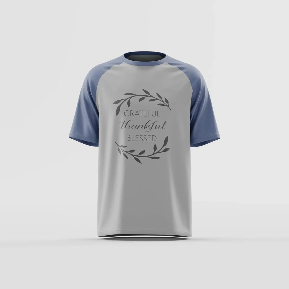 Grateful Blessed Raglan T-Shirt