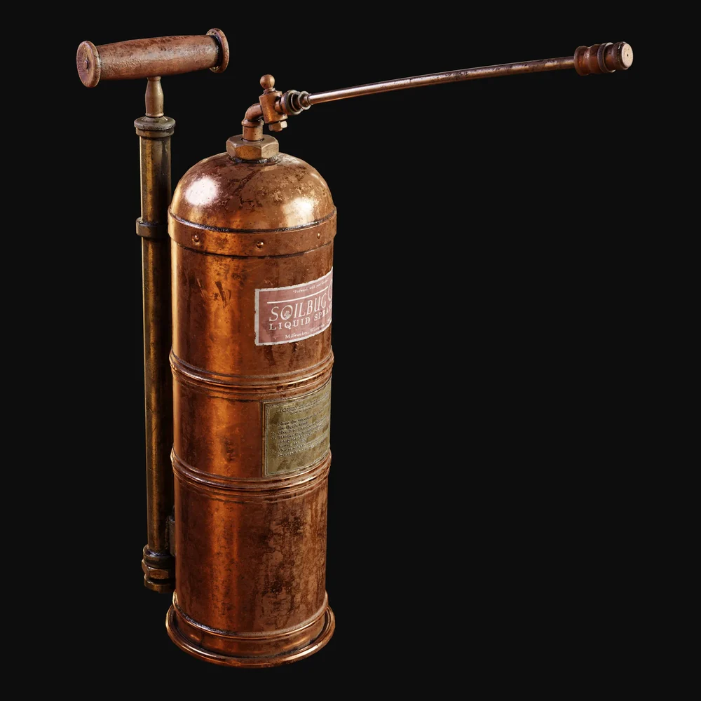 Early 1900s Liquid Spray Canister