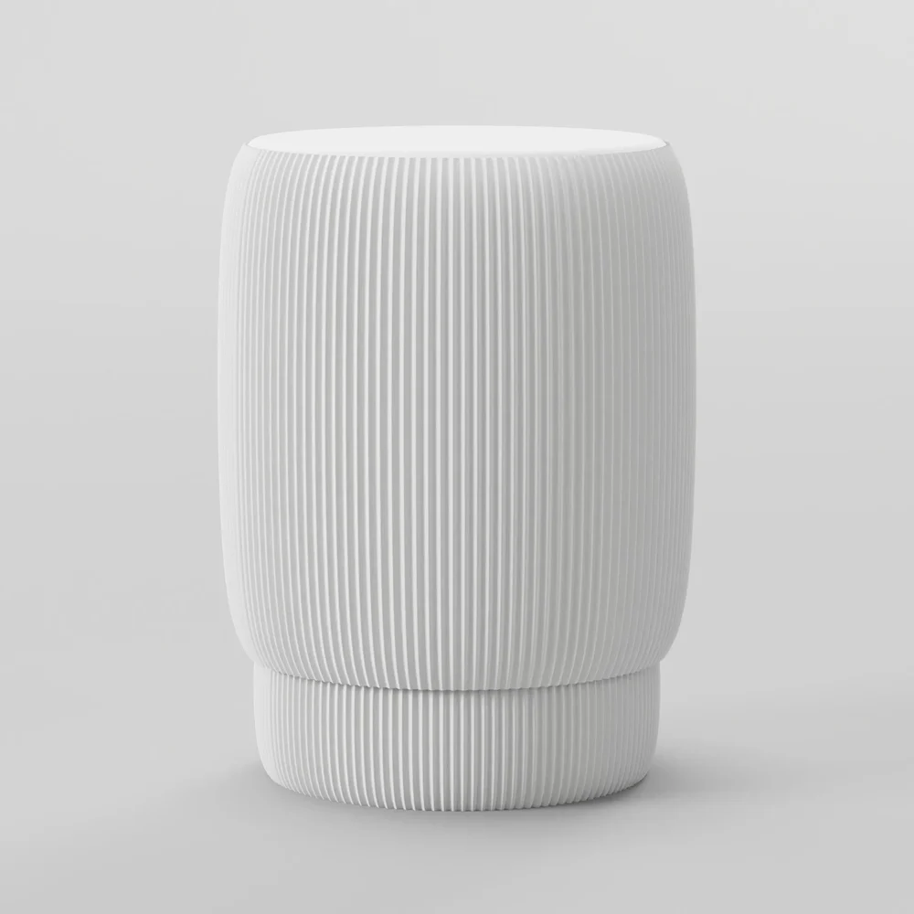 Fluted Side Table