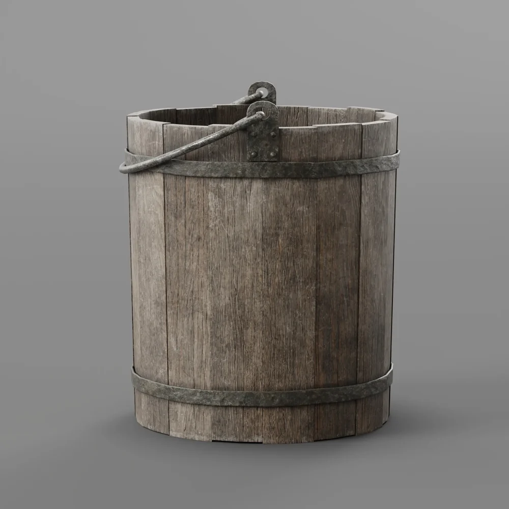 Wooden Bucket