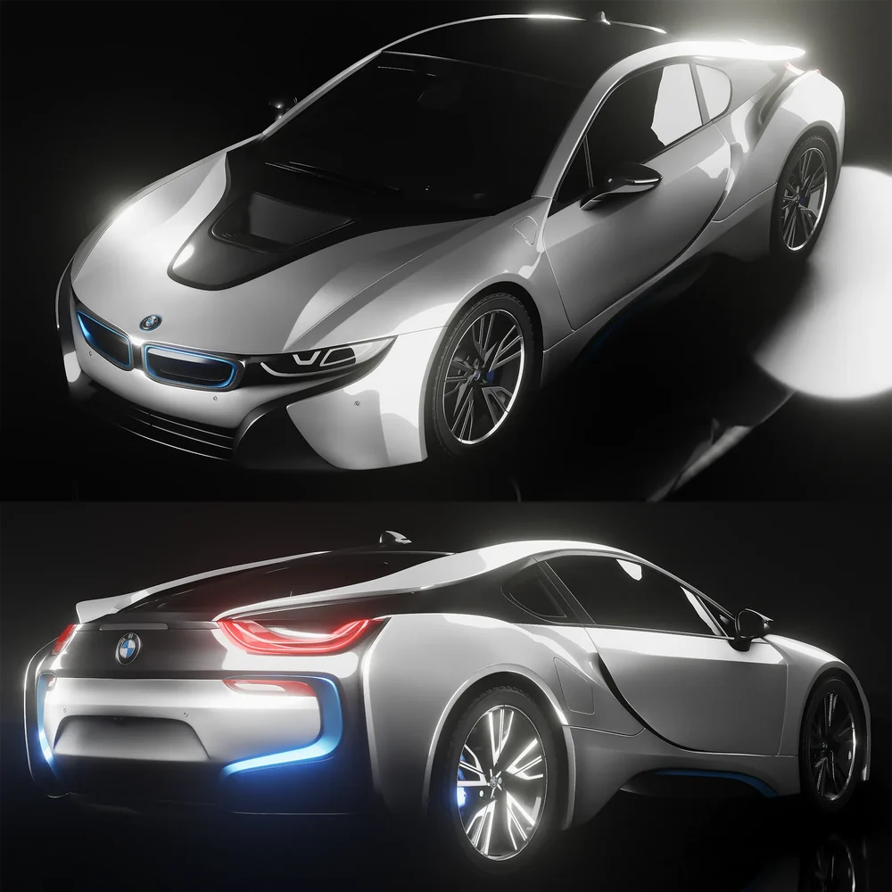 Car Bmw I8(Rigged)