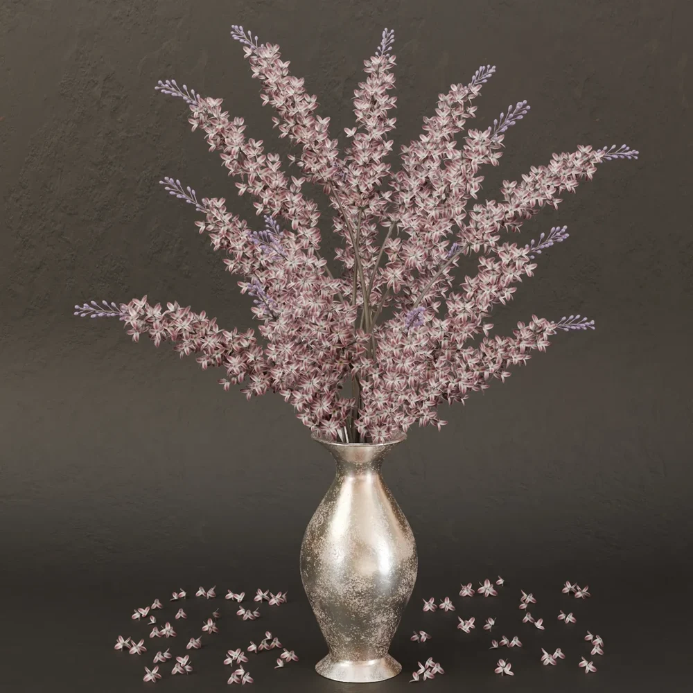 Sj-Lilac Blossom Vase