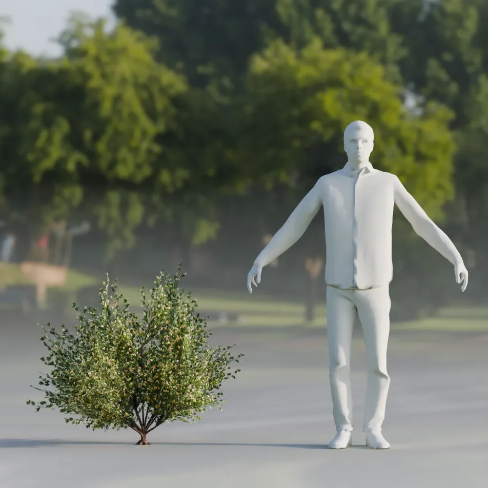 Shurb Flower Lowpoly Animated