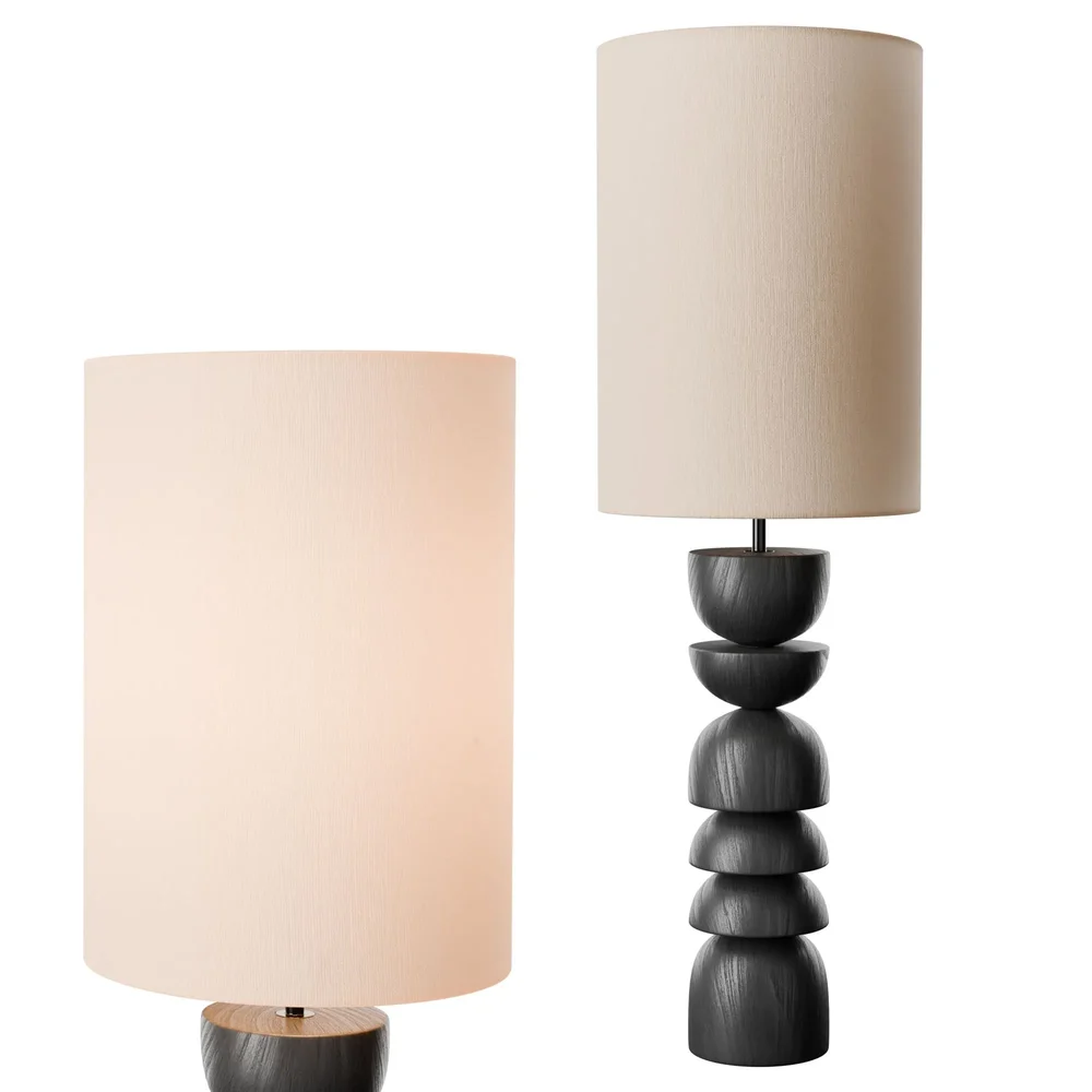 Aska Charred Wood Lamp