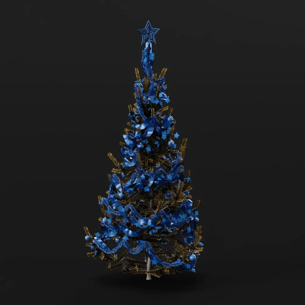 Christmas Tree Yellow Small