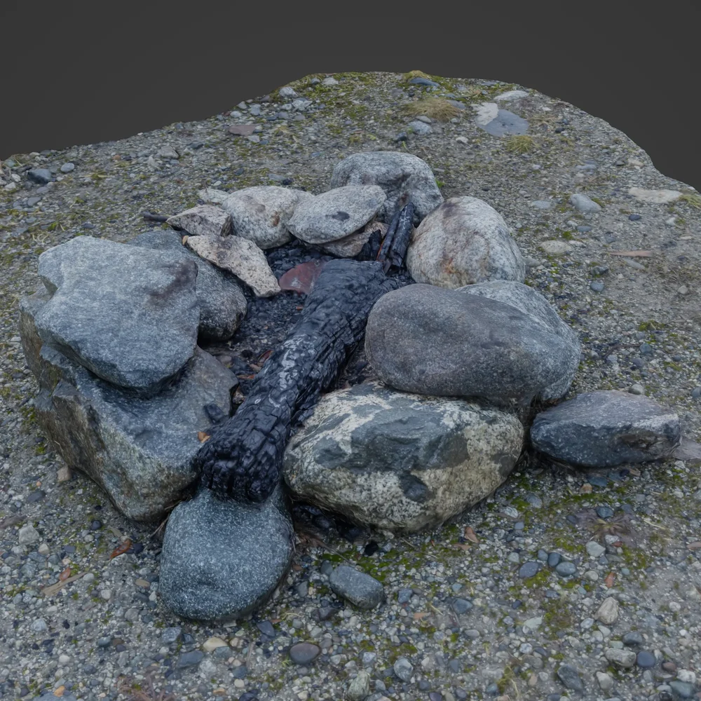 Camp Fire Pit Photoscan