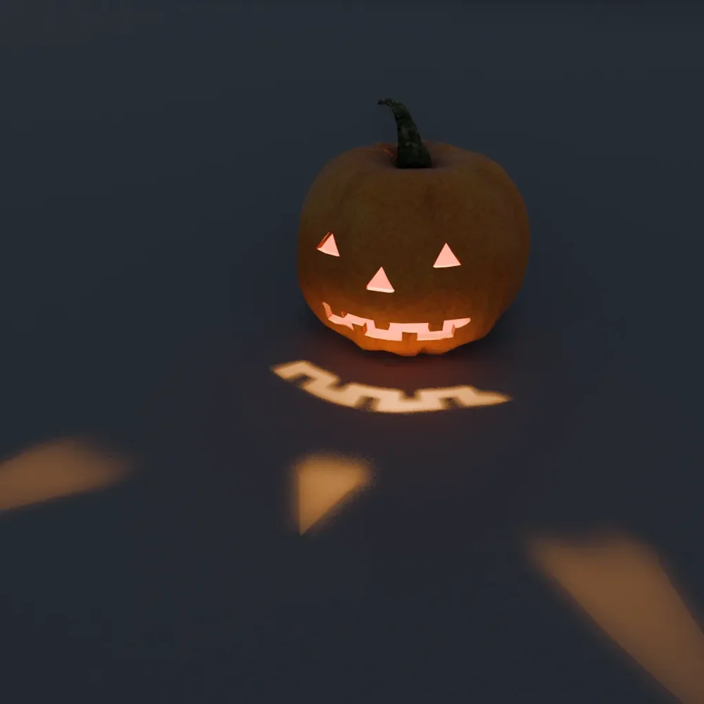 Halloween Pumpkin Carved Spooky