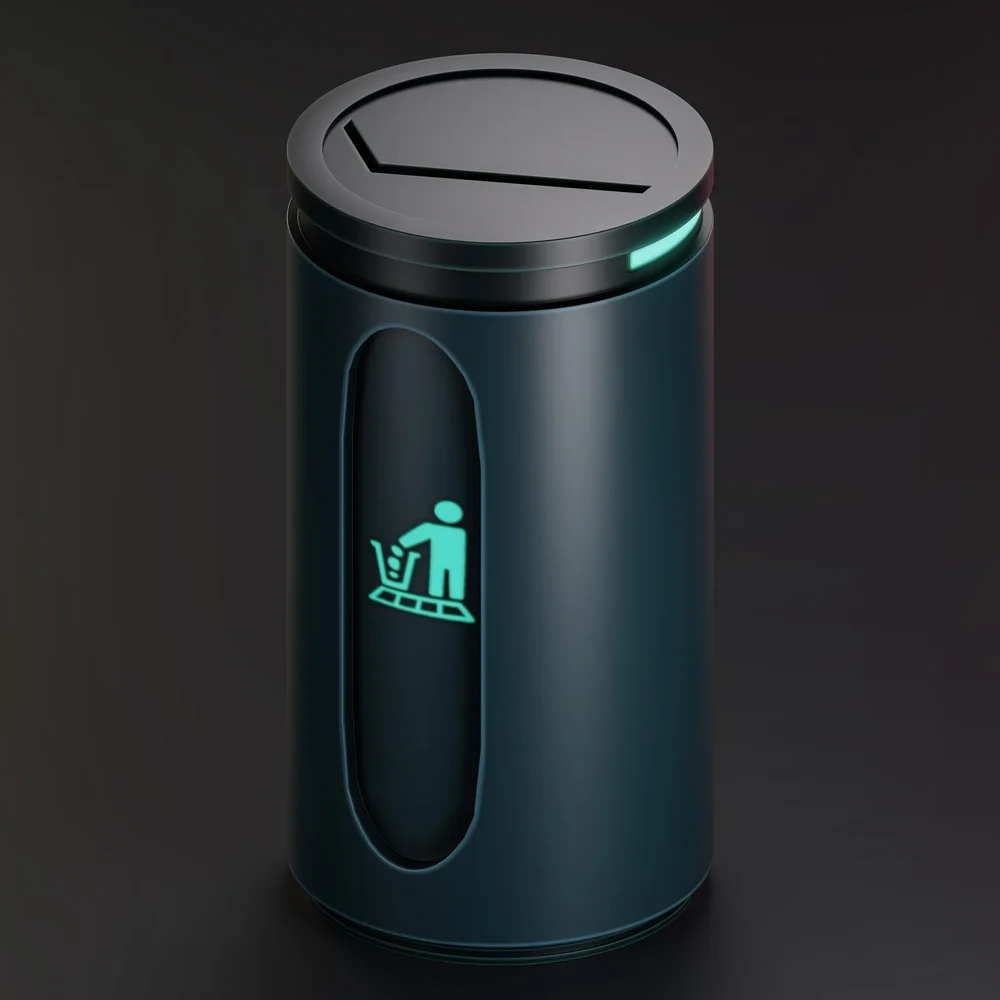 Sci-Fi Trash Bin