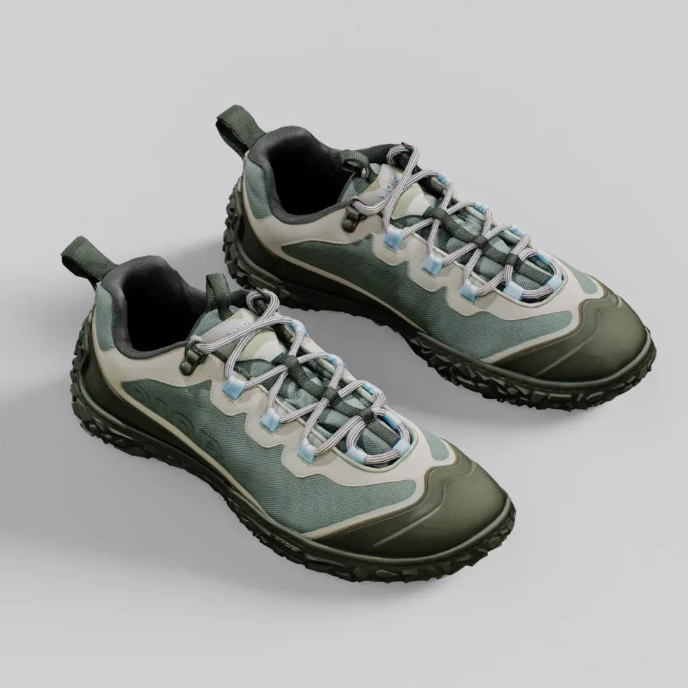 Men's Black Dior Sneakers 3d Model