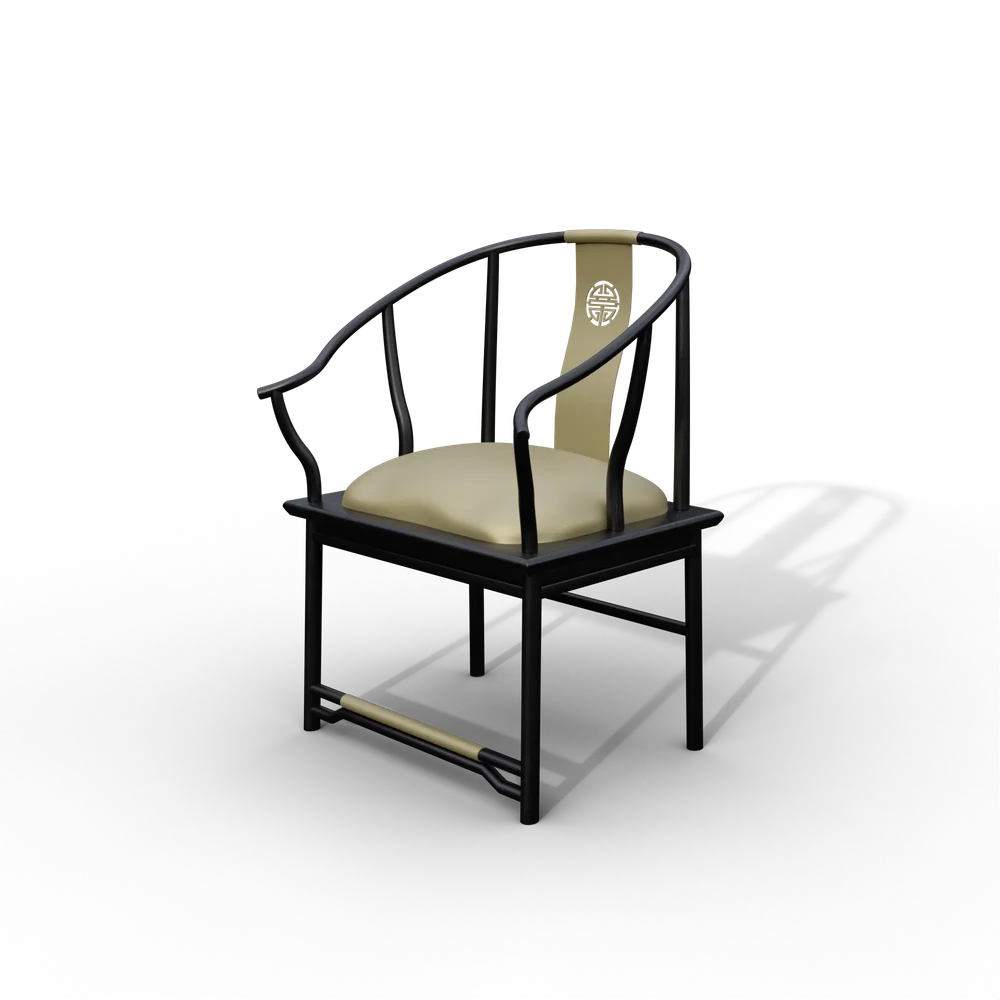 Indochine Upholstered Arm Chair