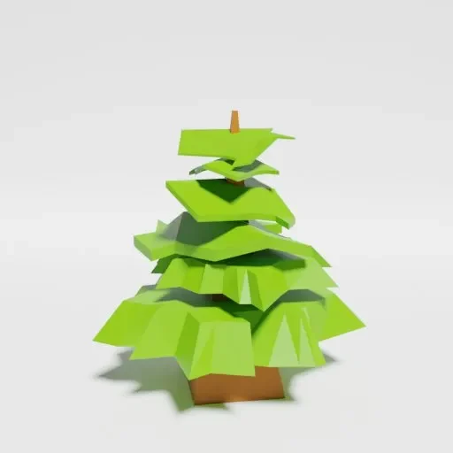 Low Poly Pine 2