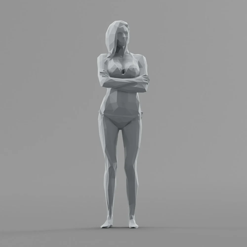 Lowpoly Female Underwear