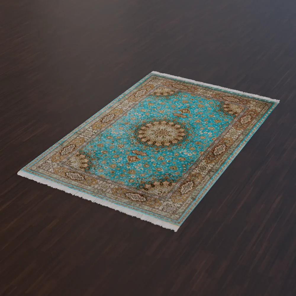 Blue Persian Carpet (Tabriz)