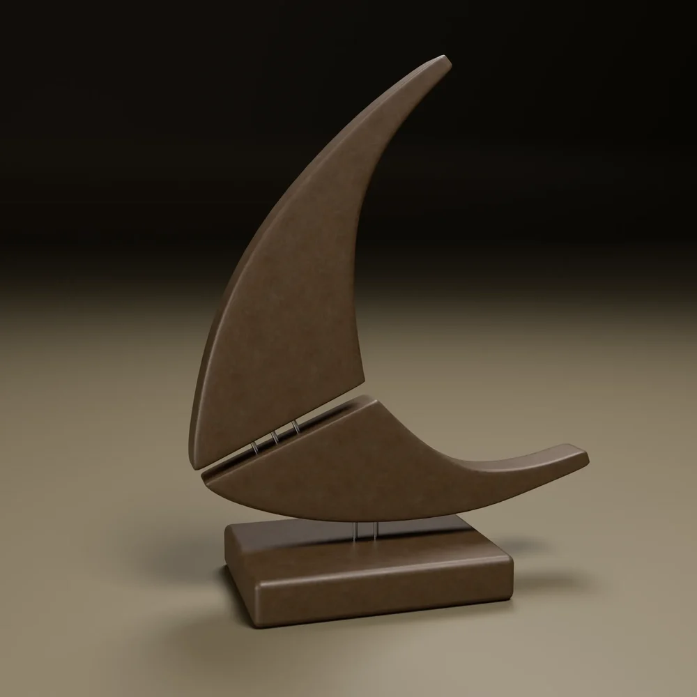 Simple Lowpoly Fish Sculpture