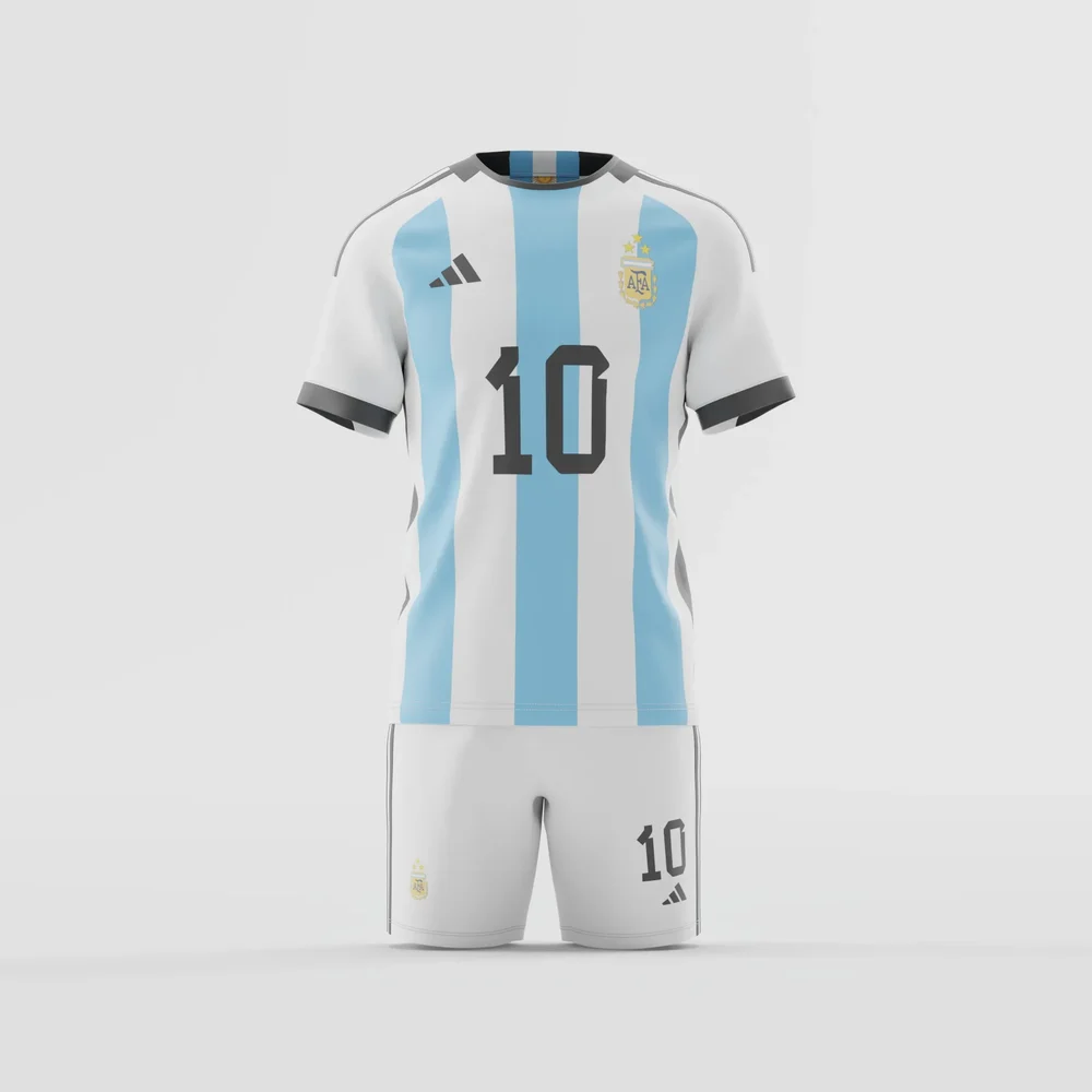 Argentina Soccer Jersey Kit