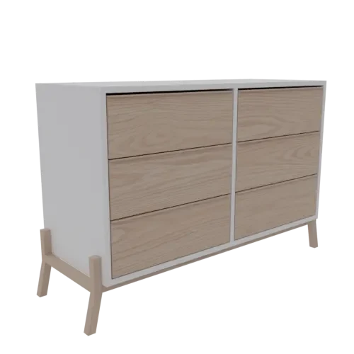 Chest Of Drawers 6 Drawers Wood